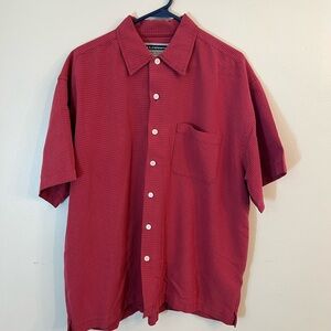 Classic Red Button Down Shirt for Men